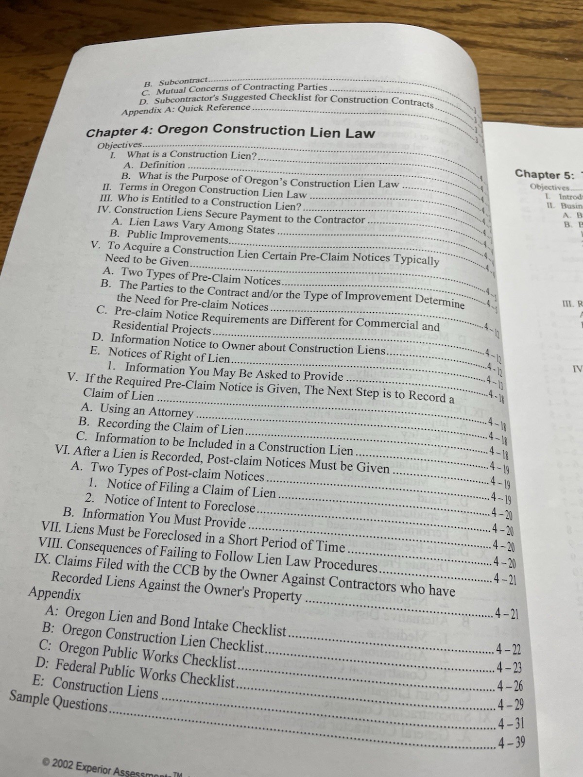 Oregon Contractors Reference Manual Third Edition State Of Oregon Manual