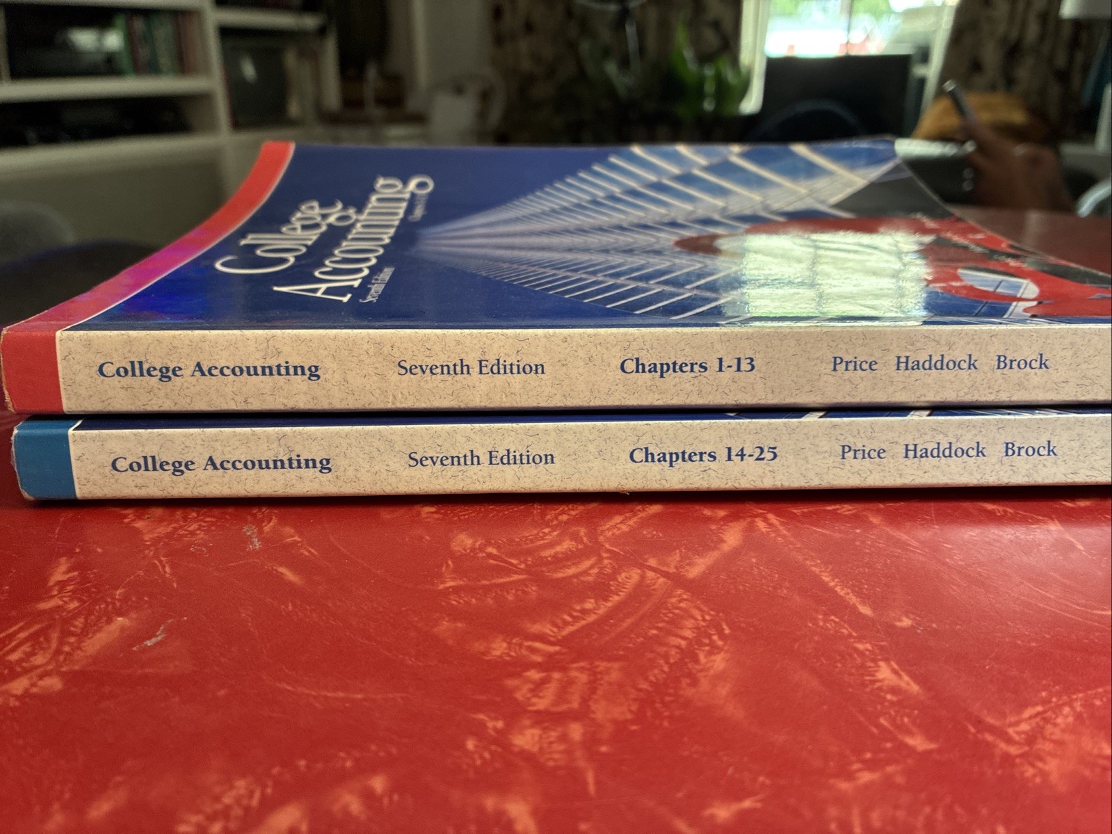 2 College Accounting Textbooks 7th Edition Chapters 1-25 Price Haddock Brock