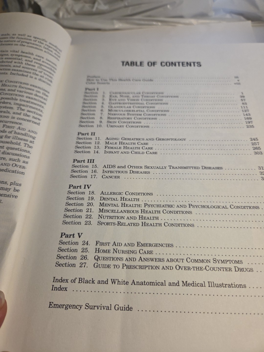 Vintage 1990 Quick Reference Handbook Set Basic Health Care and Emergency Aid