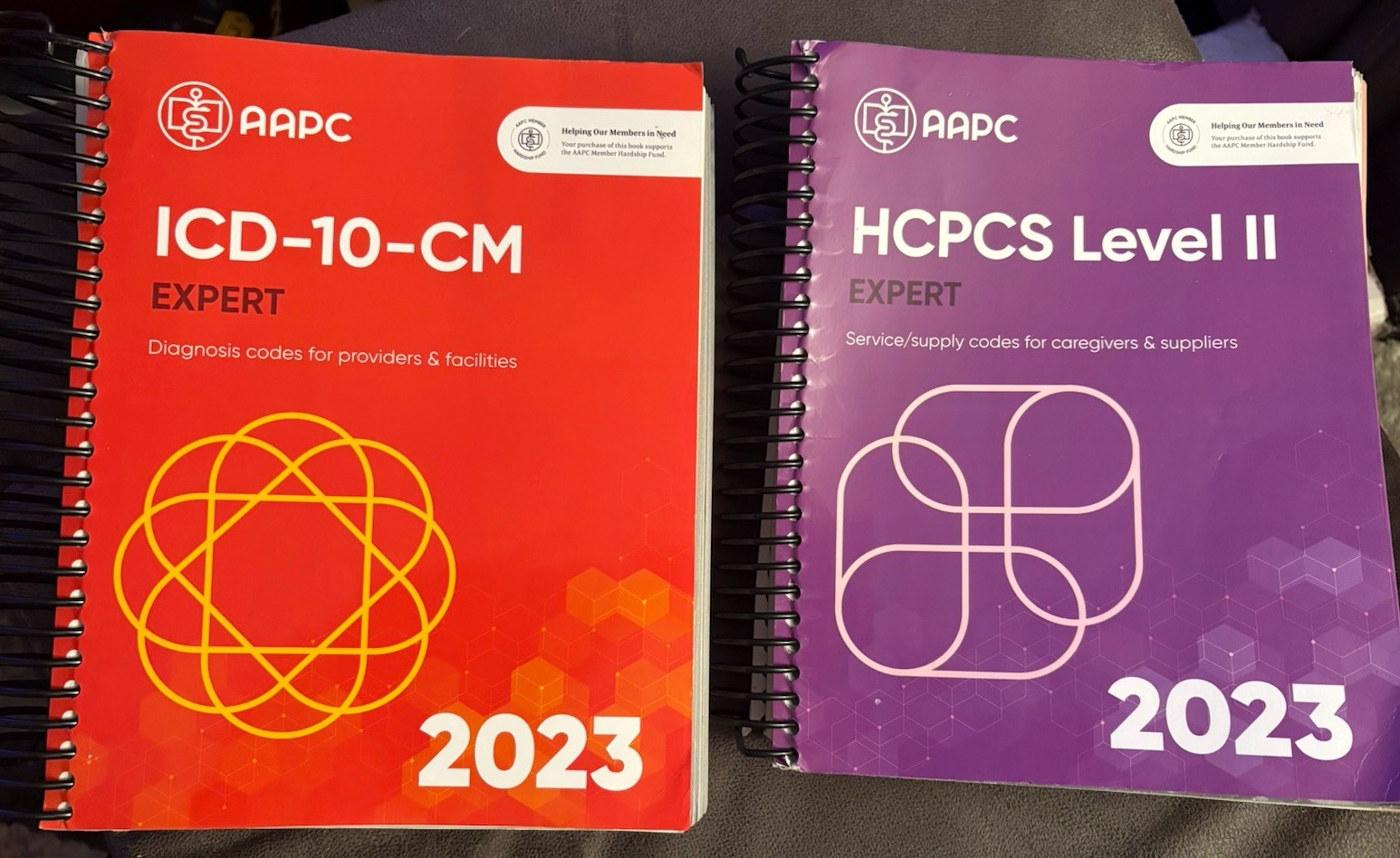 AAPC 2023 ICD-10-CM & HCPCS Level II Books Lot