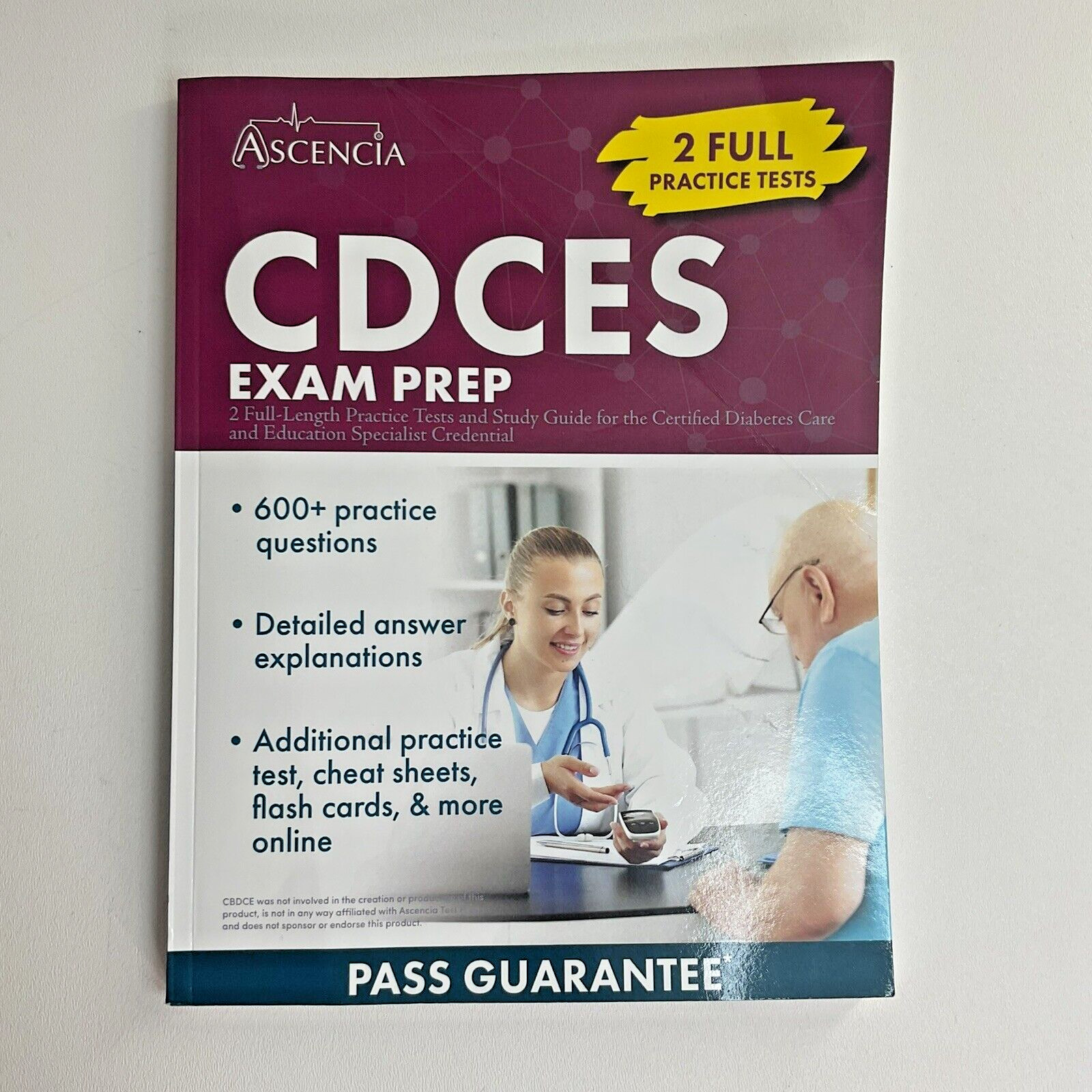 CDCES Exam Prep: 2 Full-Length Practice Tests & Study Guide Certified Diabetes..