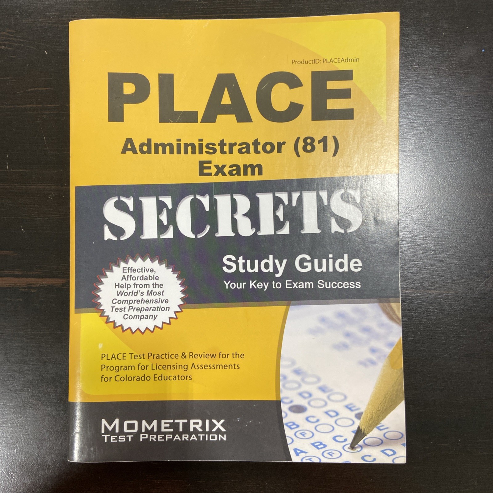 PLACE ADMINISTRATOR (81) EXAM SECRETS STUDY GUIDE- Excellent Condition!👍👍