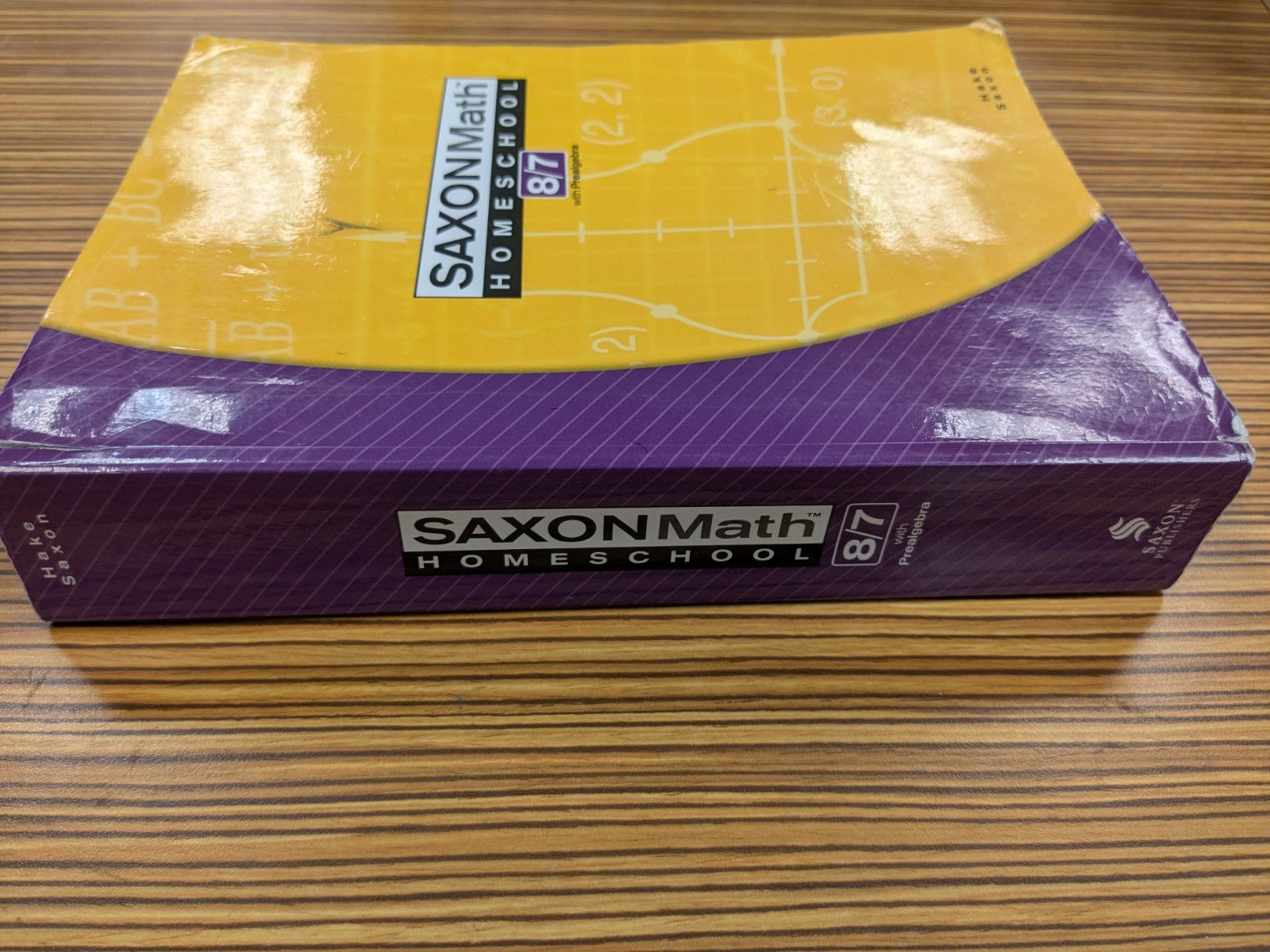 Saxon Math 8/7 with Prealgebra Homeschool Student Text Paperback 2005 Good