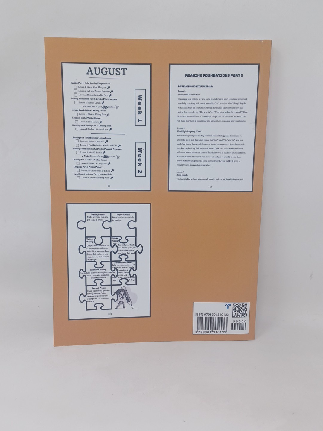 Complete Homeschool Curriculum – Kindergarten English Language Arts: Reading, Wr