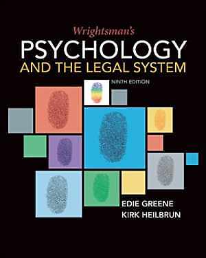 Wrightsman’s Psychology and the – Hardcover, by Greene Edith; Heilbrun – Good