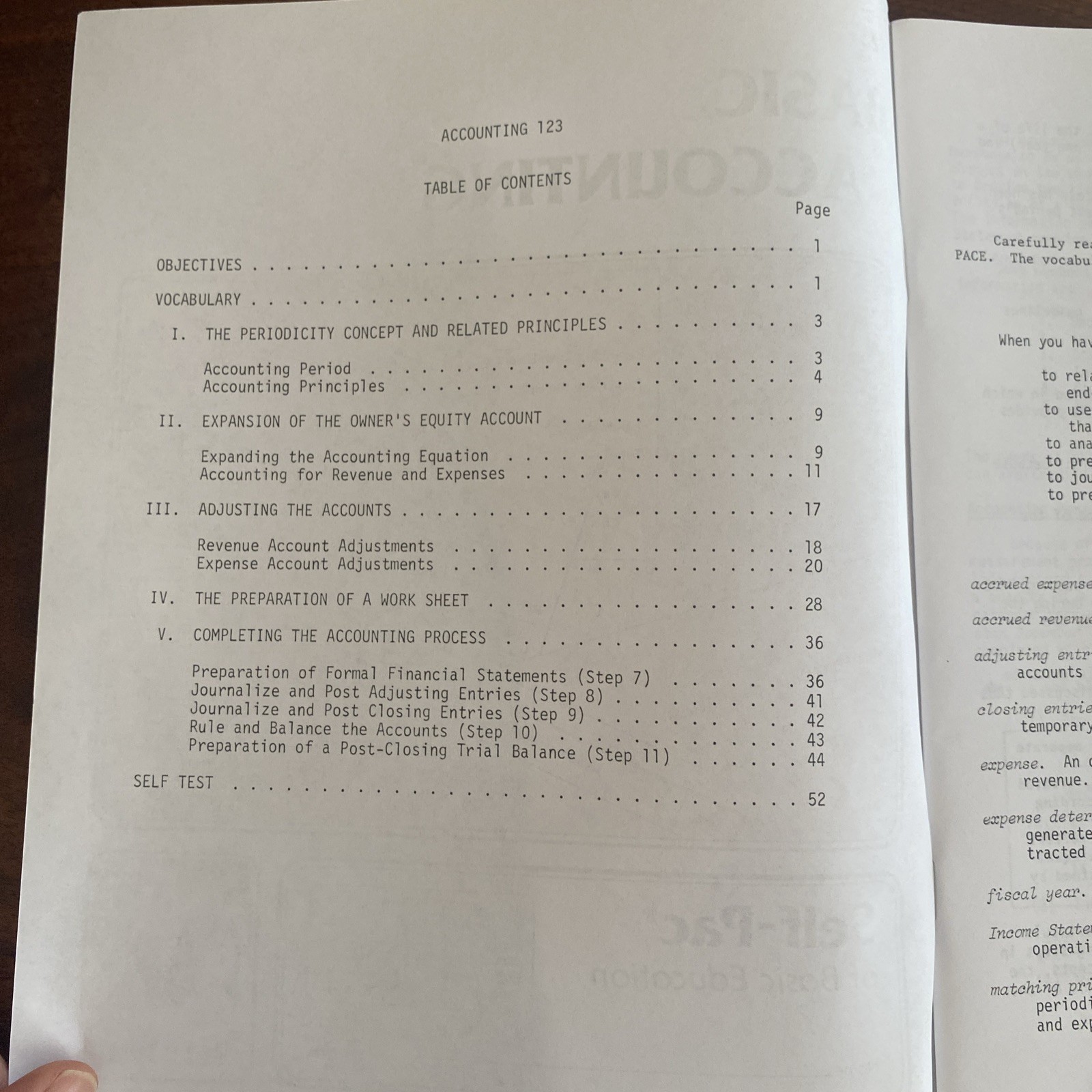 ACE Basic Accounting Math PACES 122 And 123 Home School 2013 & 2014 Revision