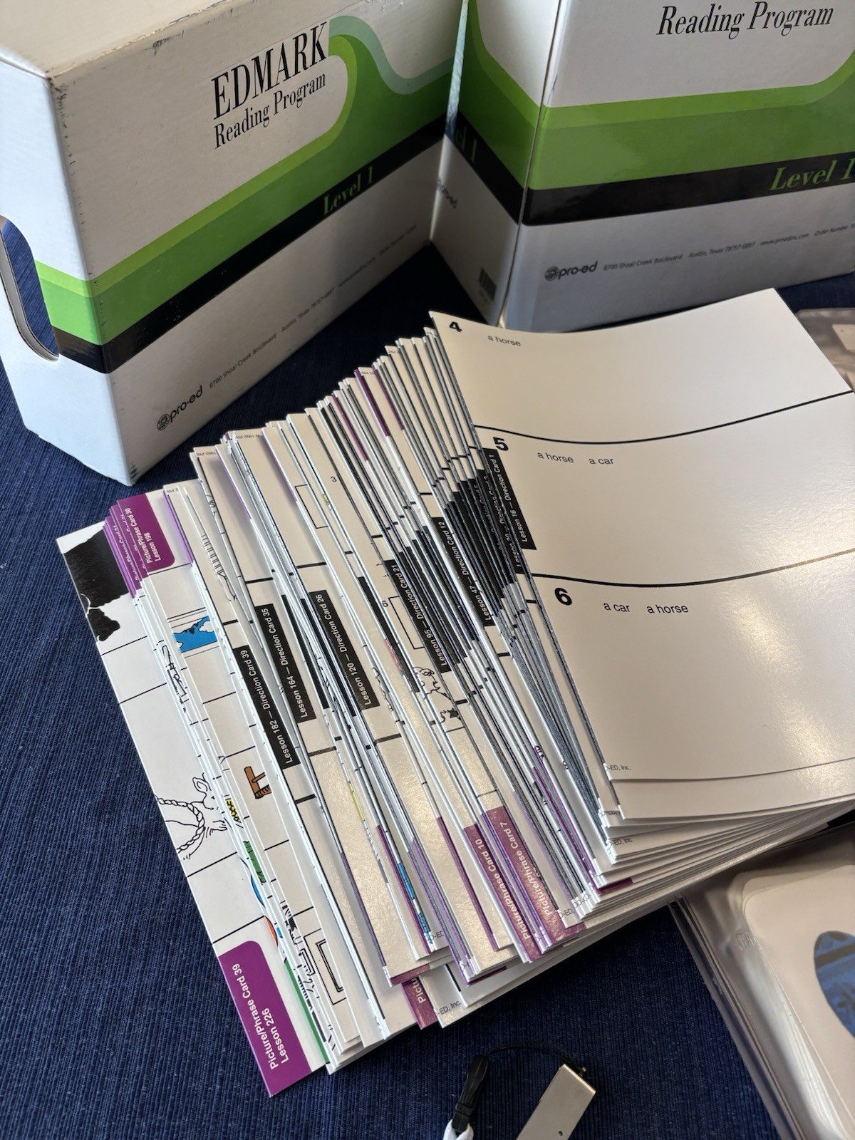 Edmark Reading Program Level 1 First Edition Full Curriculum Kit Nearly Complete