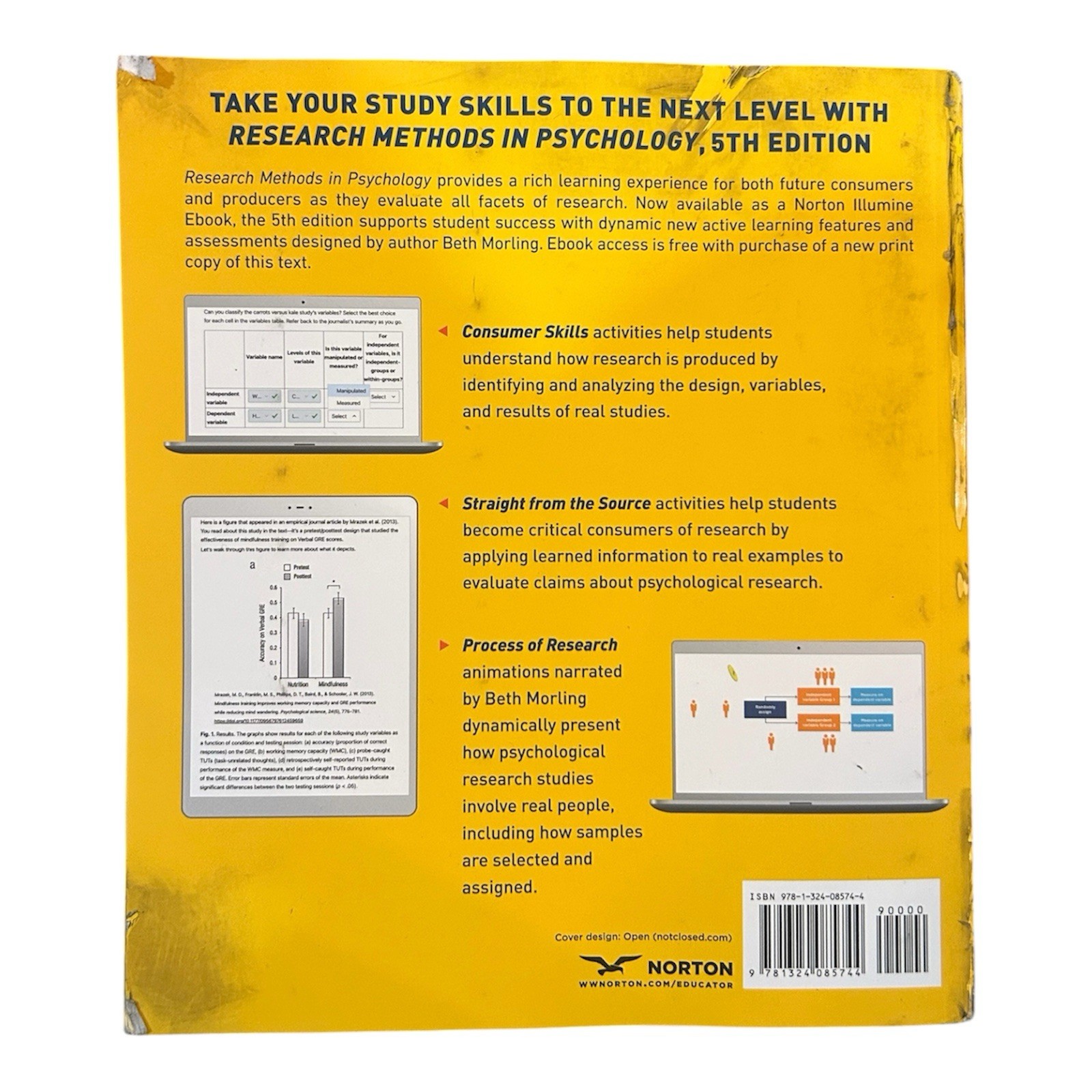 Research Methods in Psychology, Fifth Edition, Beth Morling