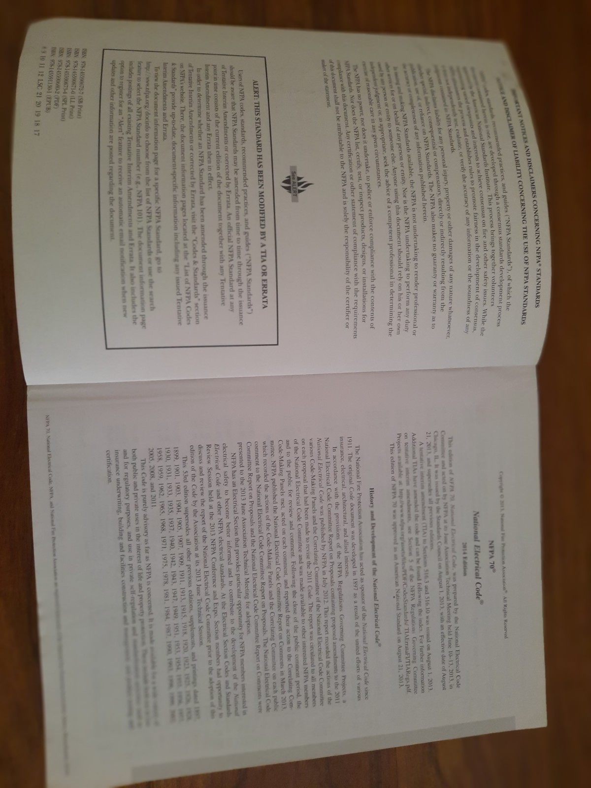 NFPA 70 National Electrical Code 2014 International Electrical Code