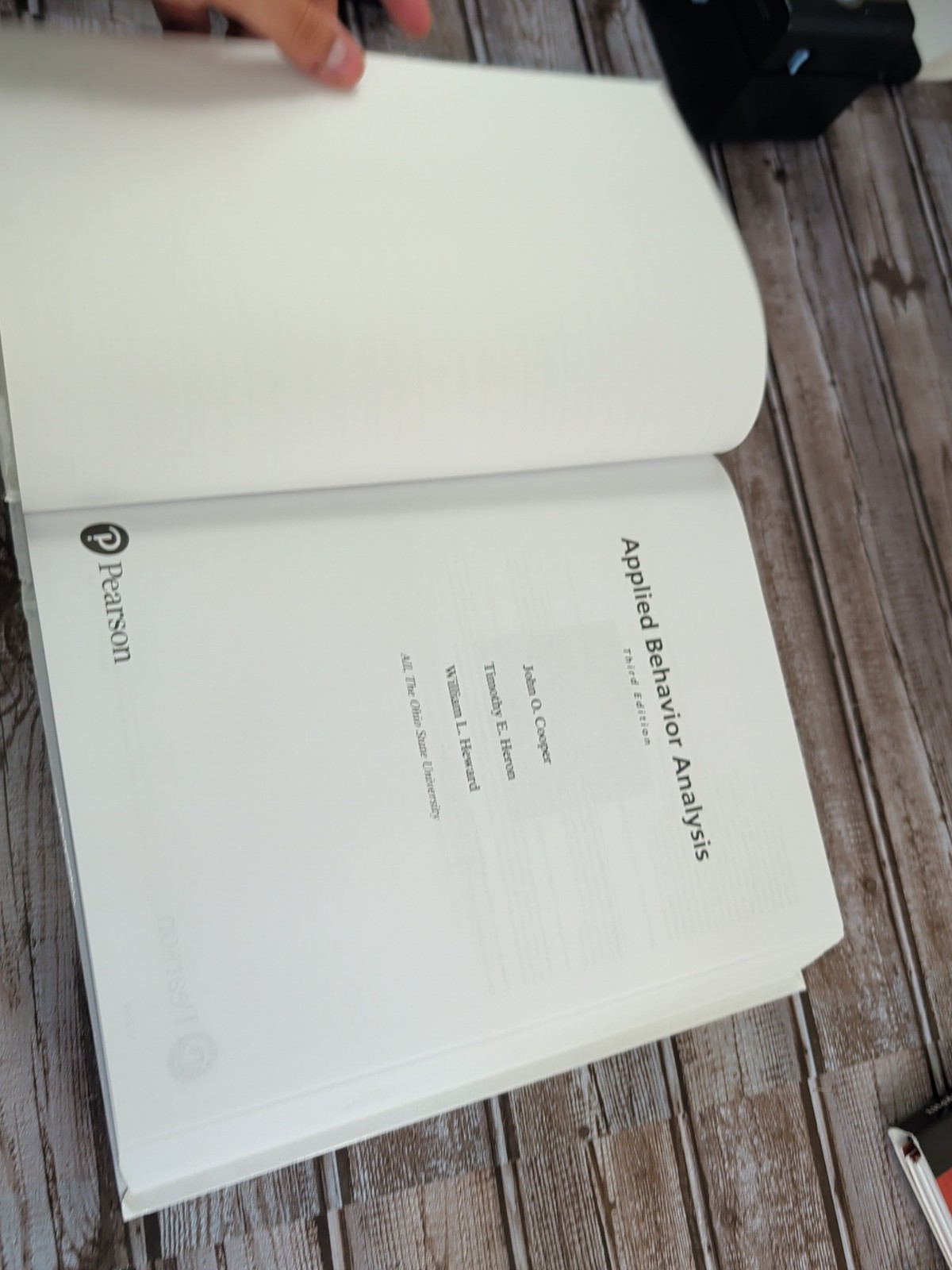 Applied Behavior Analysis by Timothy Heron, John Cooper and William Heward…