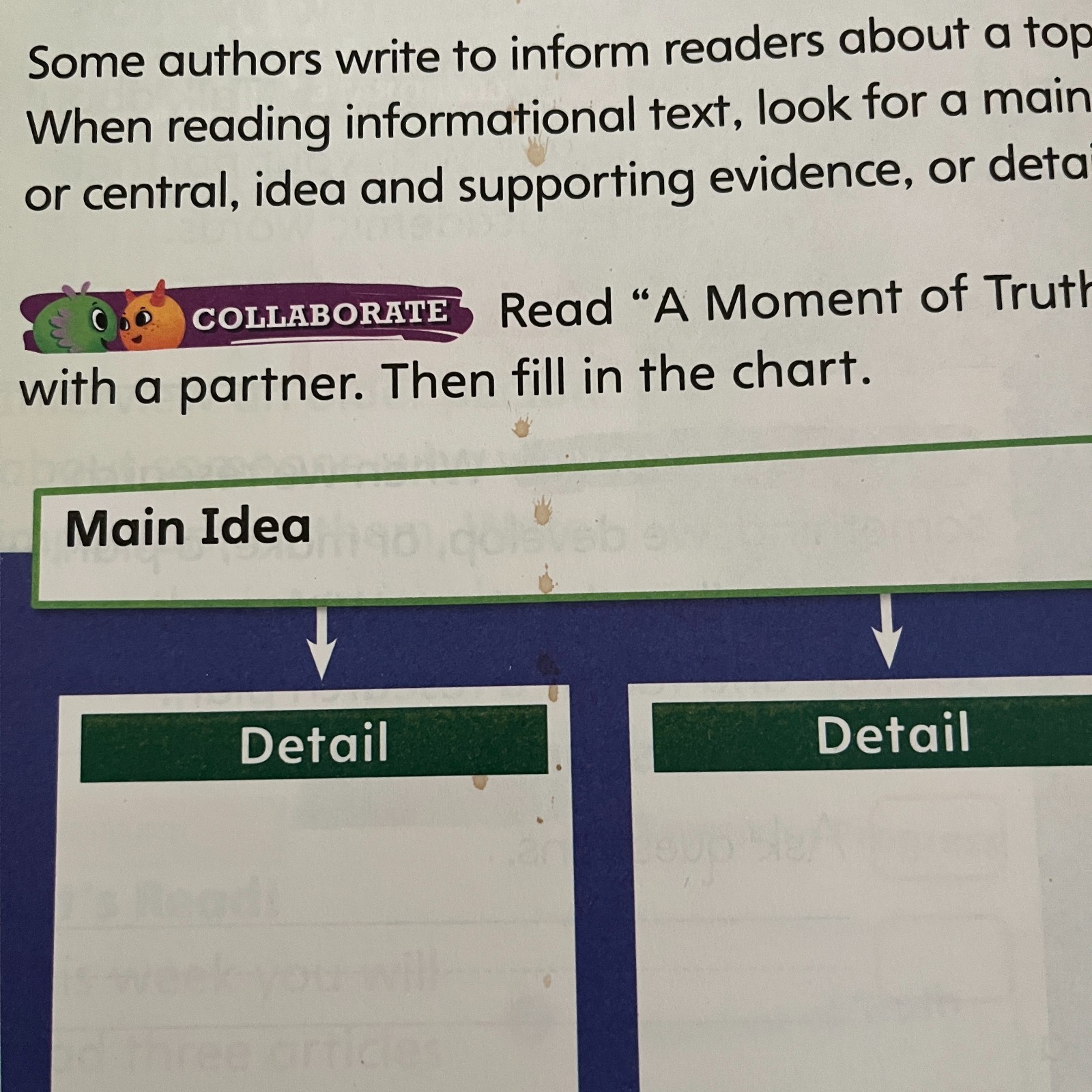 Grade 1 Fourth Unit, Florida My View Literacy Student Edition 1.4 Acceptable