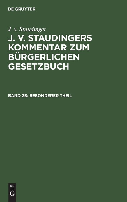 Besonderer Theil