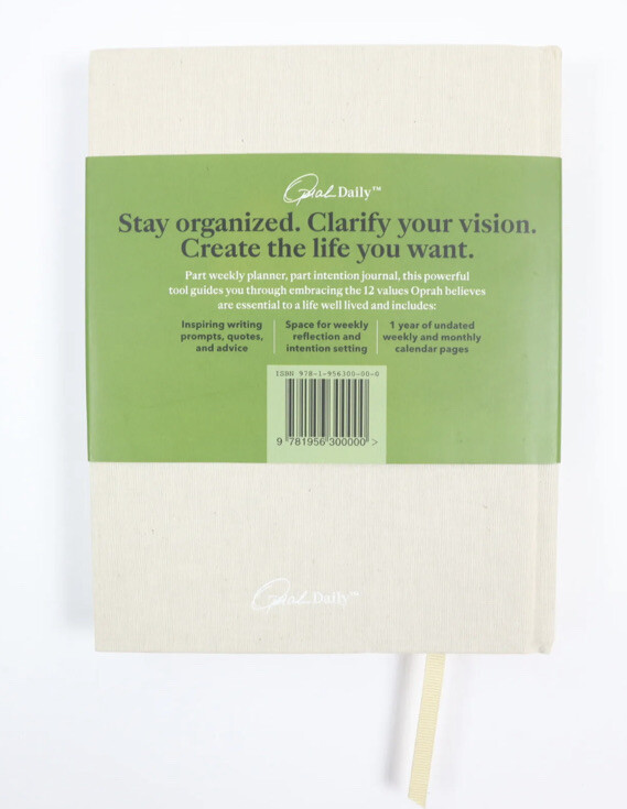 Oprah’s The Life You Want Planner – Weekly Planner / Journal
