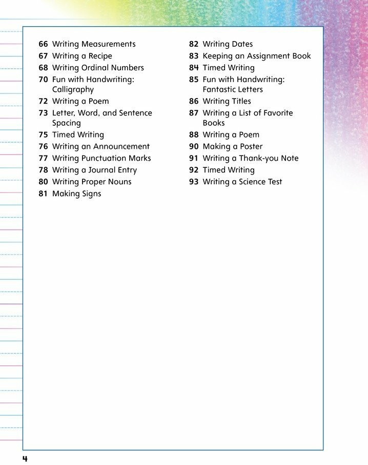 4th Grade 4 D’Nealian Handwriting Student Consumable Edition 2022