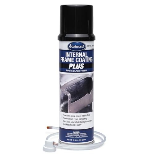 Eastwood Internal Frame Coating Plus Aerosol 16oz Matte Black Rust Prevention