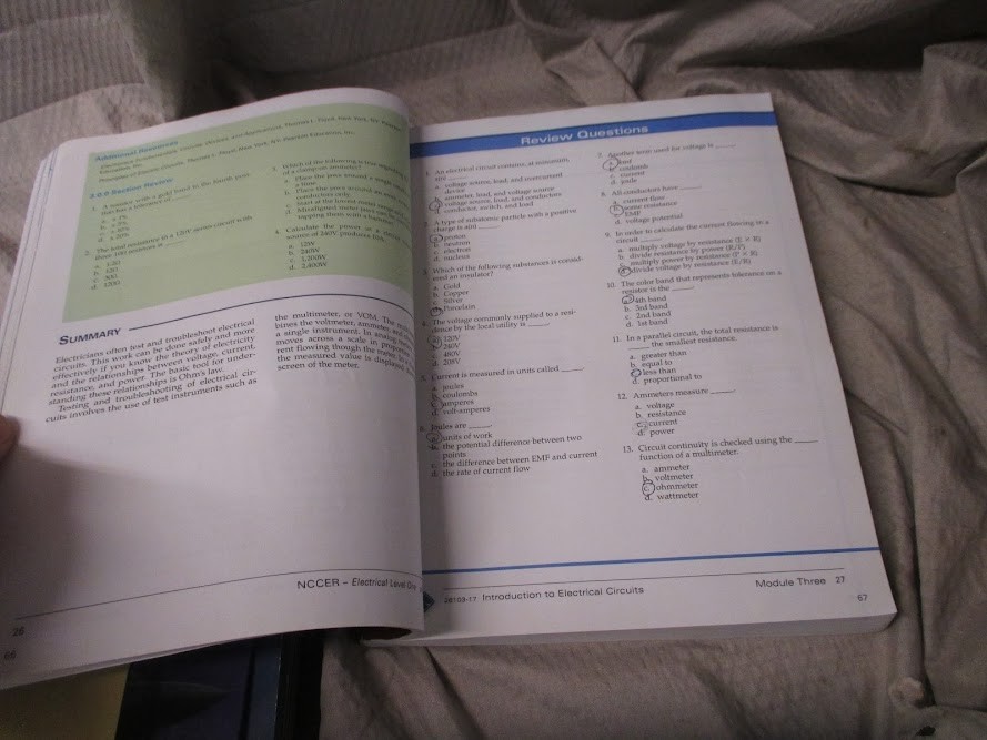 NCCER Electrical Level One Training Guide 2017