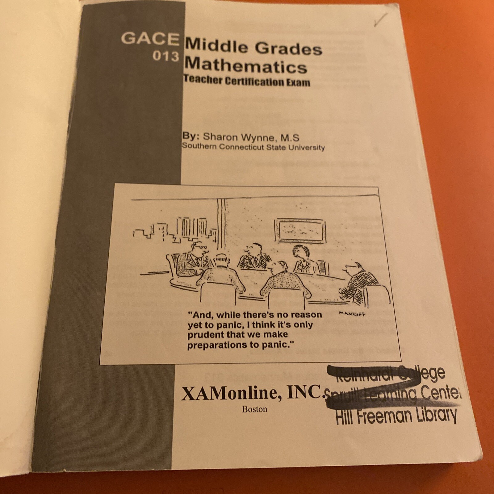 GACE Middle Grades Mathematics 013 Teacher Certification Test Prep Study – GOOD