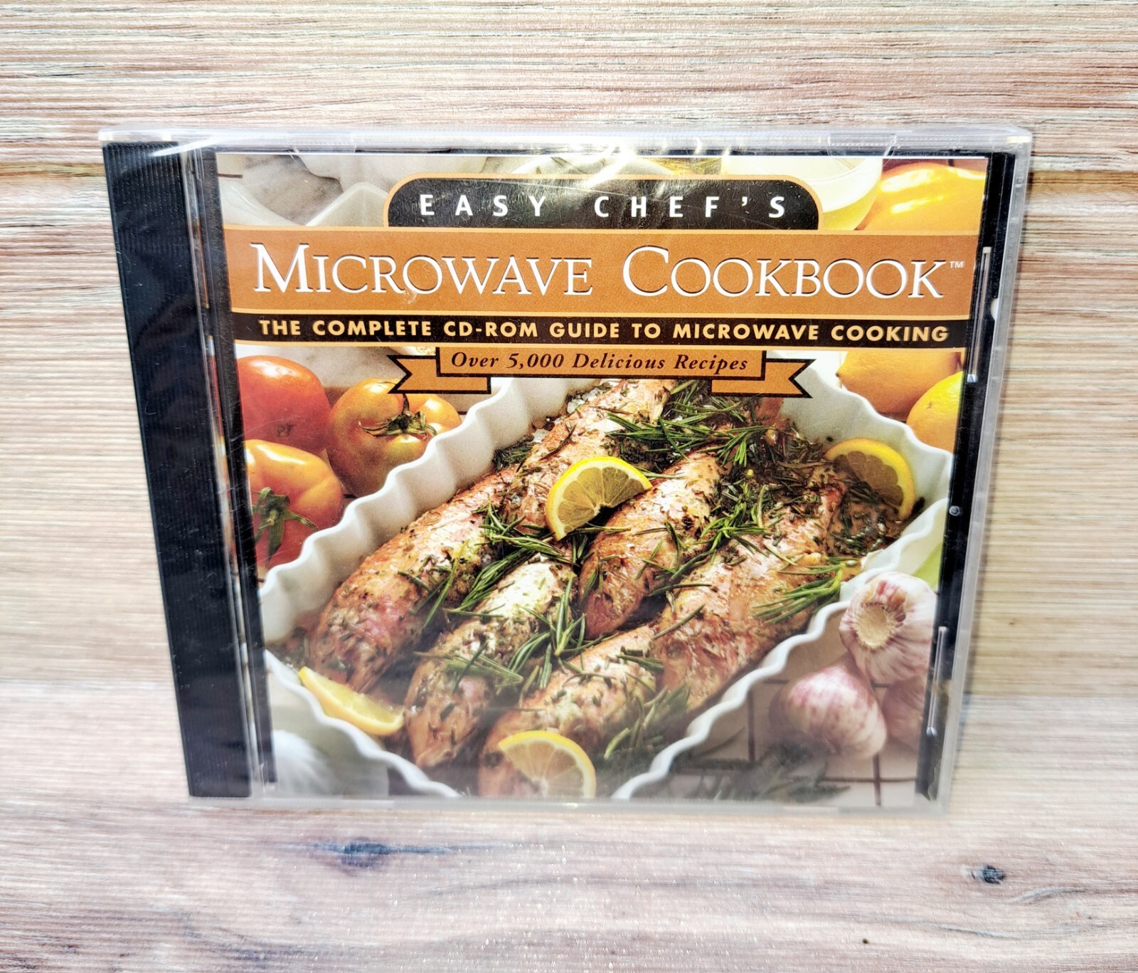 Easy Chef’s Microwave Cookbook (CD-ROM) Guide 5,000 Delicious Recipes- Brand New