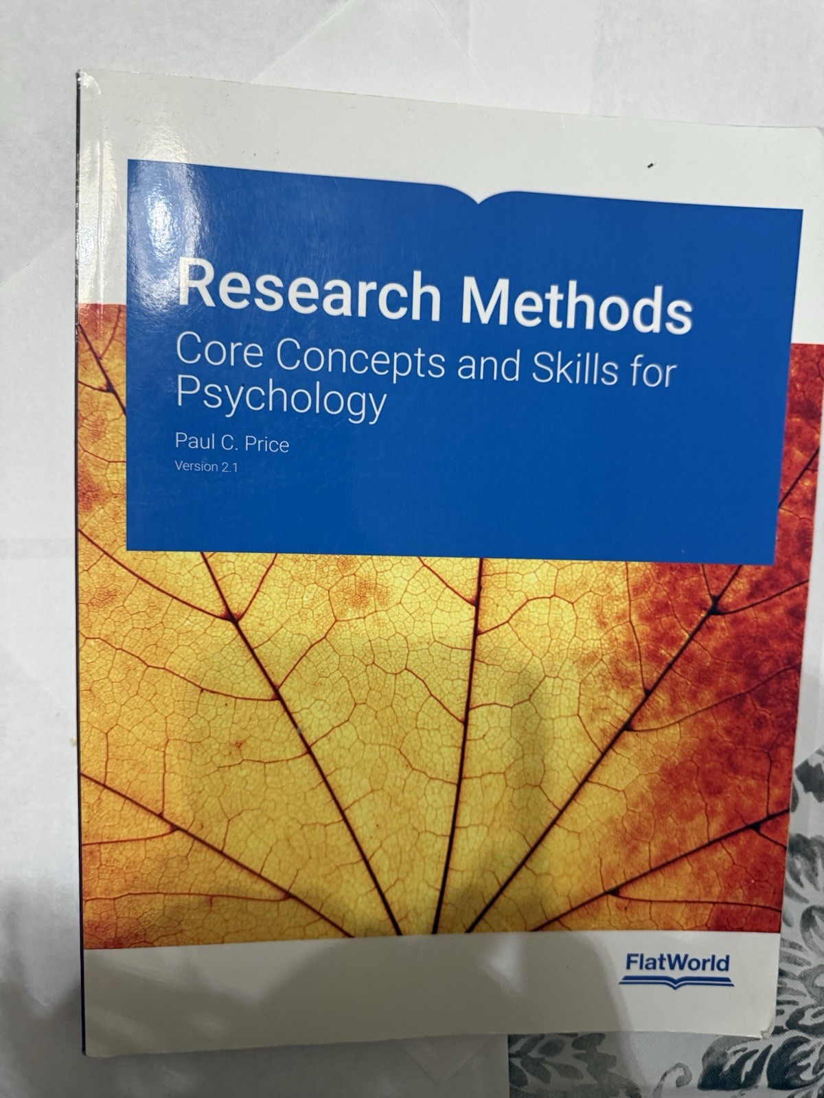 Research Methods in Psychology, Core Concepts and Skills For Psychology