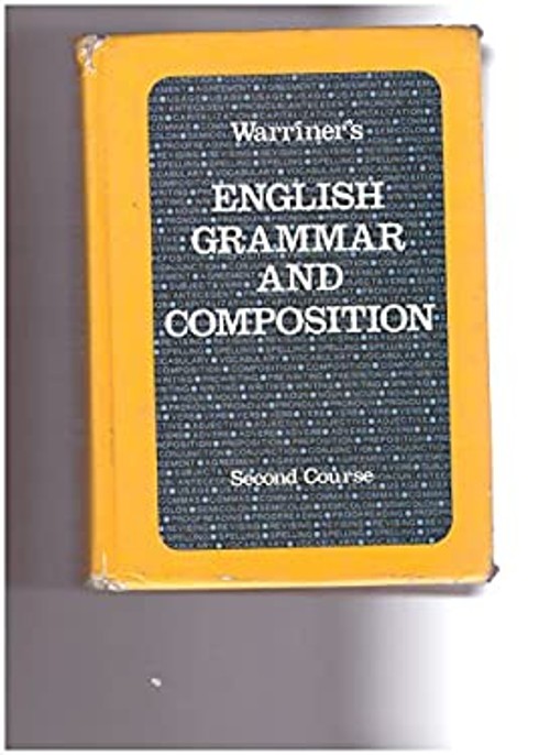 English Grammar and Composition Hardcover John E. Warriner