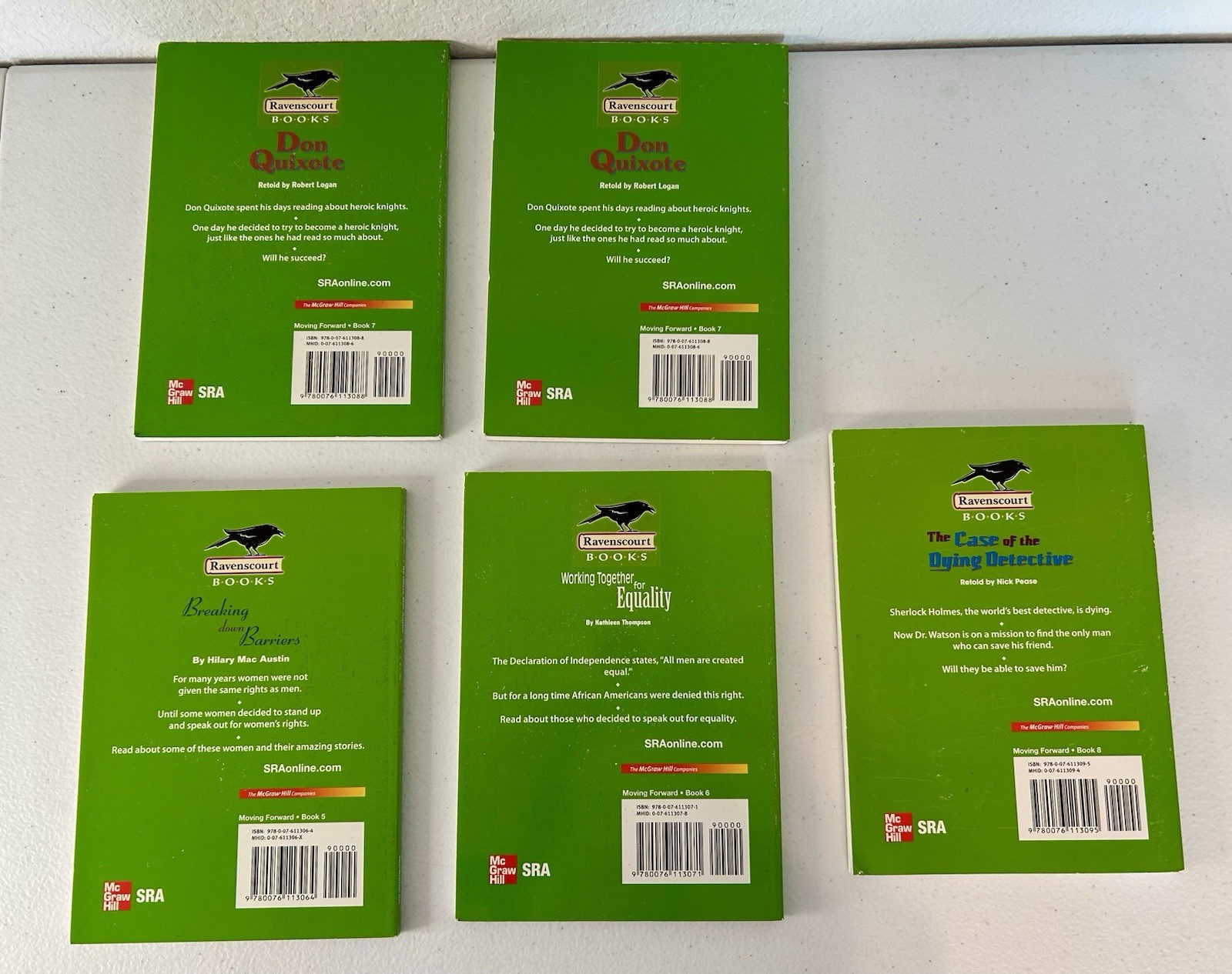 SRA McGraw Hill Lot 22 Chapter Book Readers Ravenscourt Books Homeschool Nice