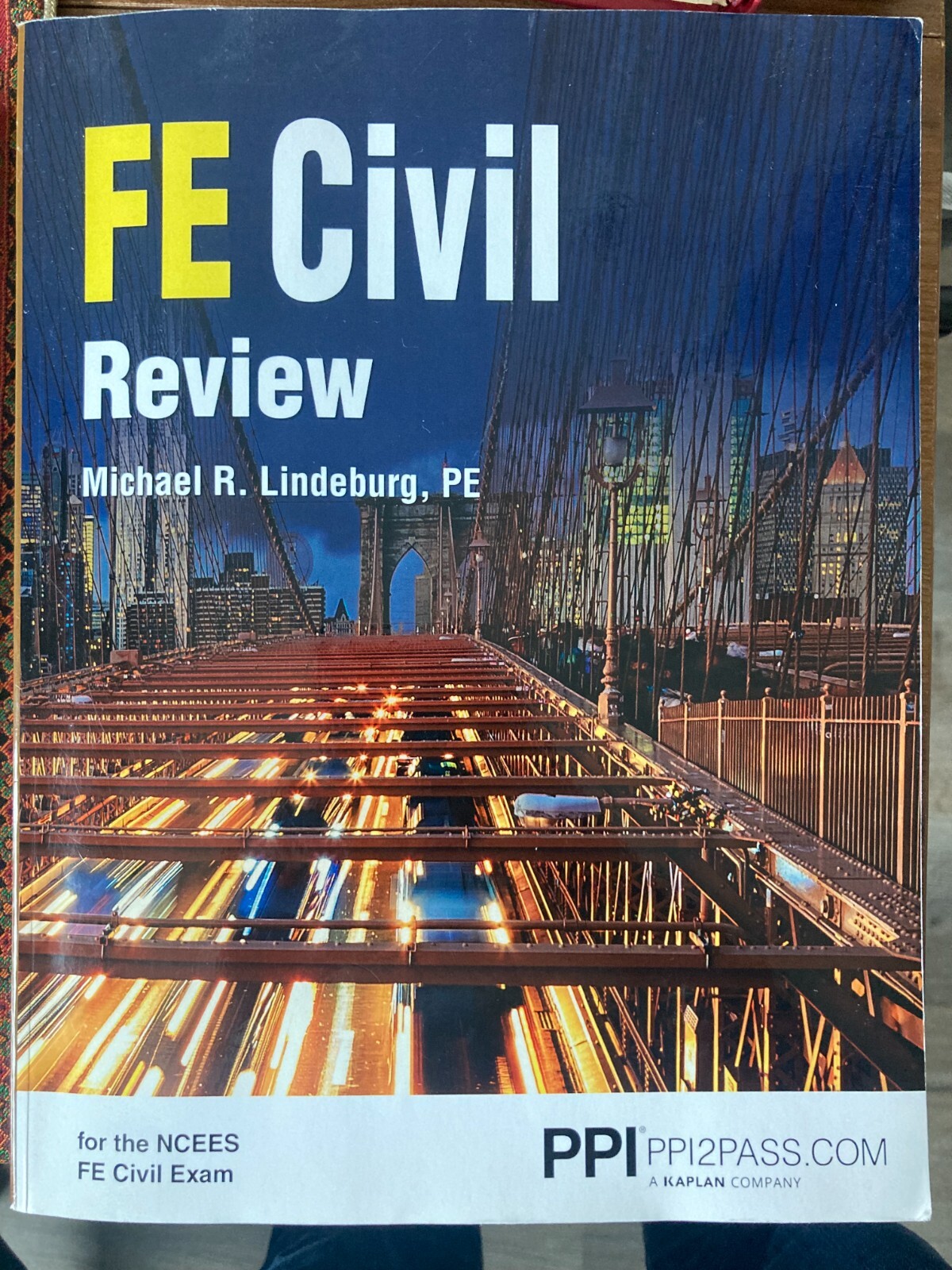 PPI FE Civil Review – a Comprehensive FE Civil Review Manual by Michael R….