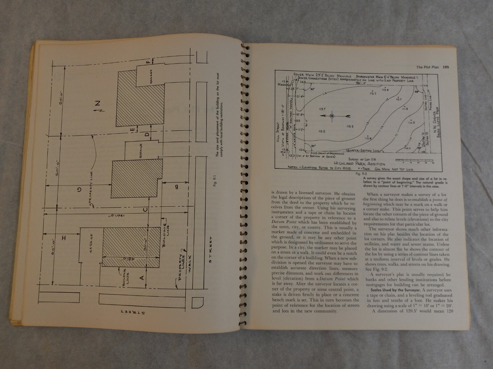 1972 BUILDING TRADES BLUEPRINT READING 5th Ed Paperback Book by ELMER W SUNDBERG