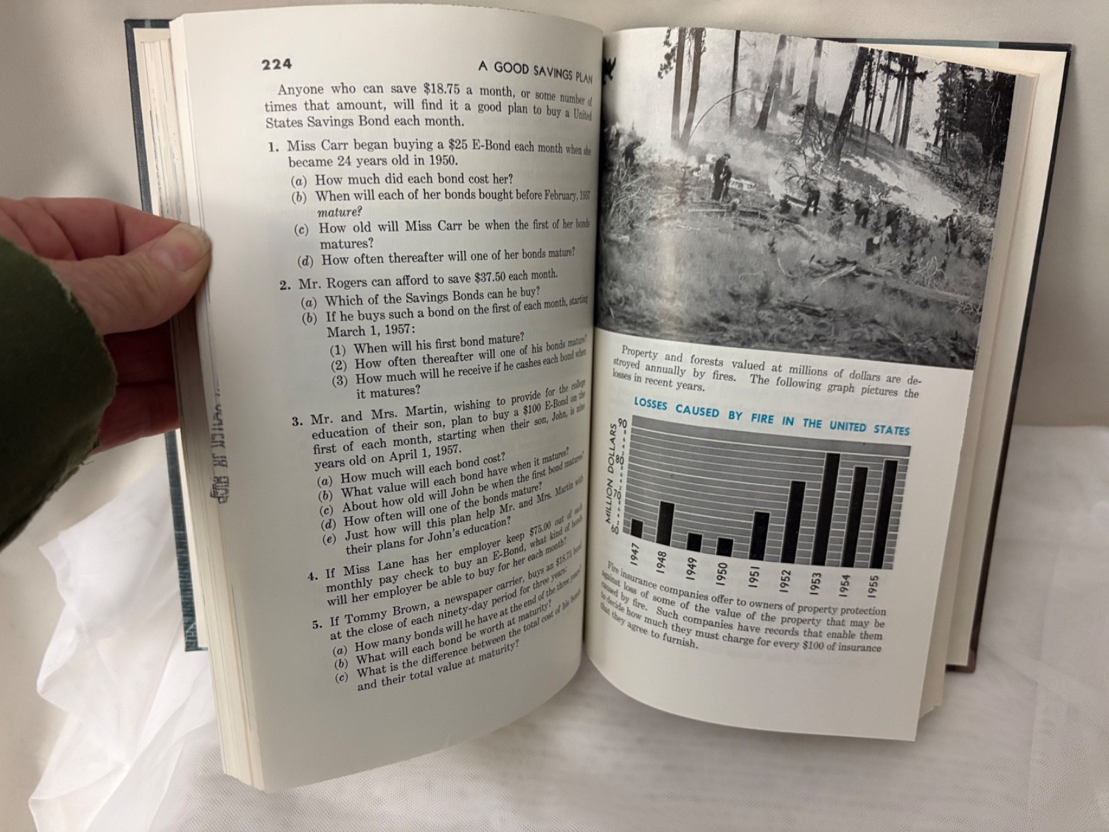 Mathematics in Daily Use Hardback Book Third Edition 1958 Hart Schult Irvin