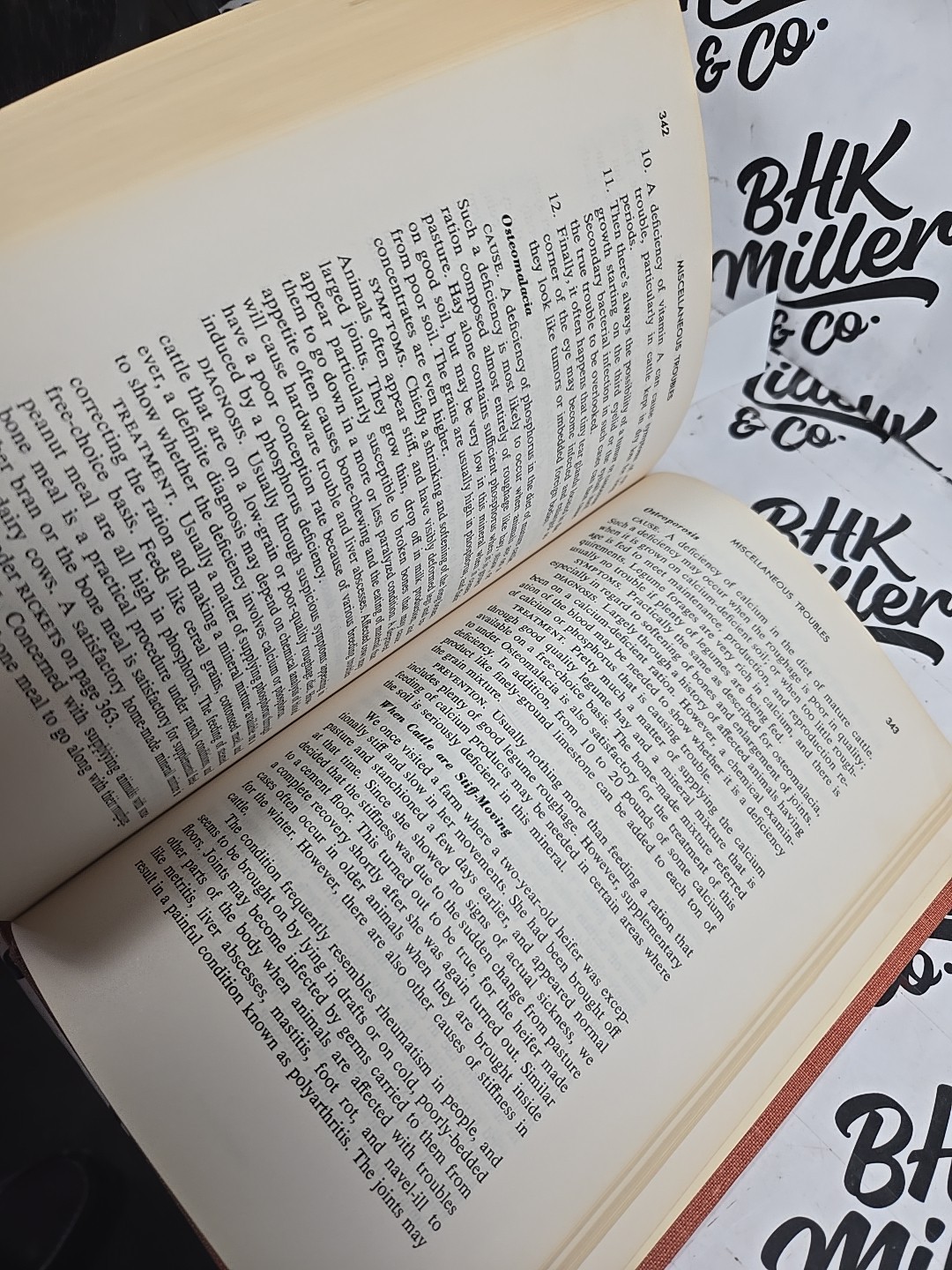 VETERINARY HANDBOOK FOR CATTLEMEN, 2nd Ed. By J. W Bailey, 1958. HC