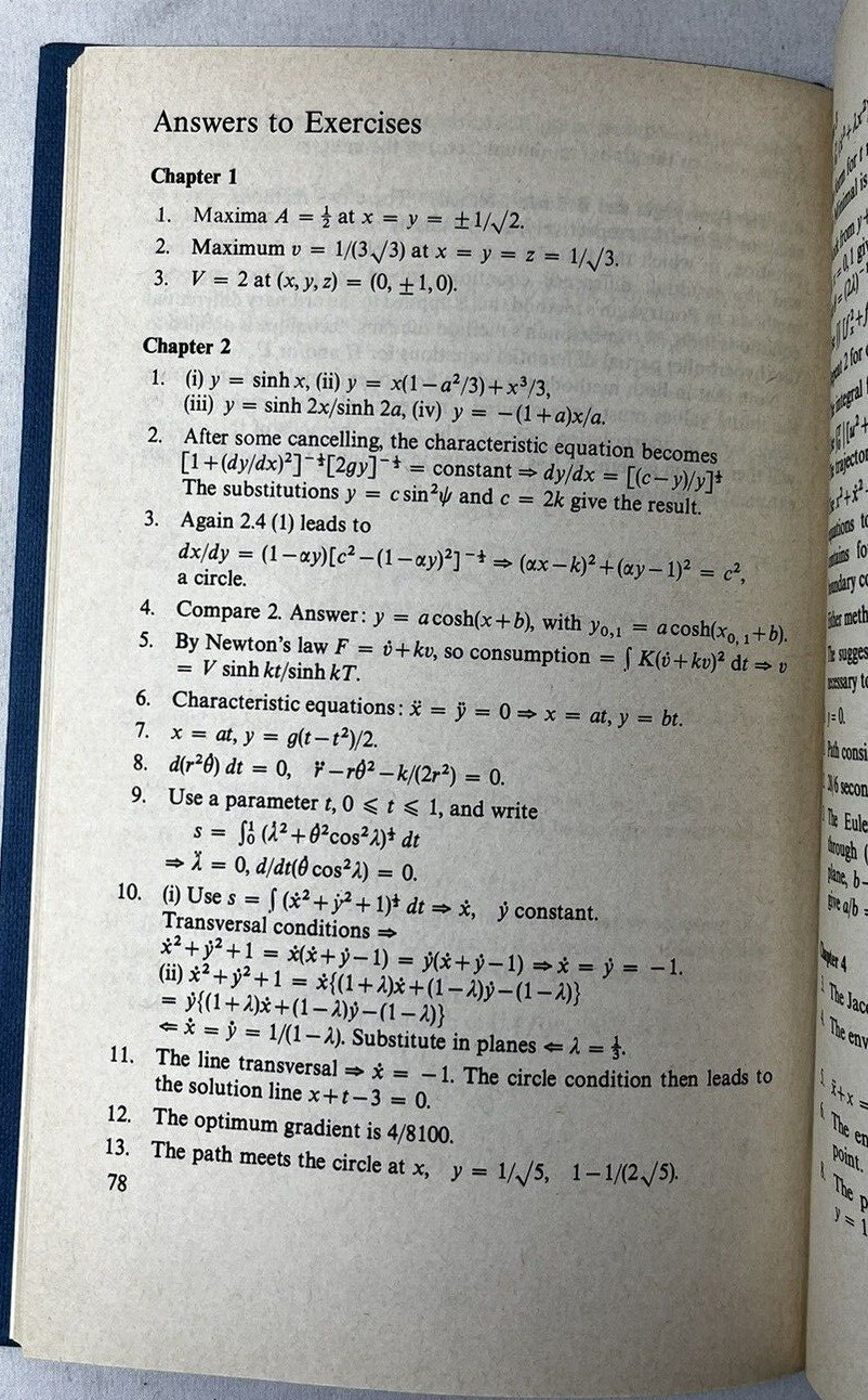 Calculus of Variations (Problem Solvers; No. 9) James W Craggs HC Ex-Library