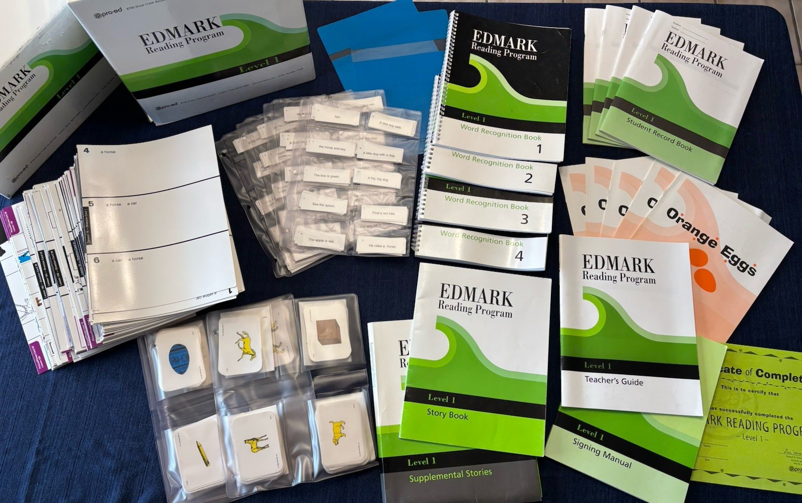 Edmark Reading Program Level 1 First Edition Full Curriculum Kit Nearly Complete