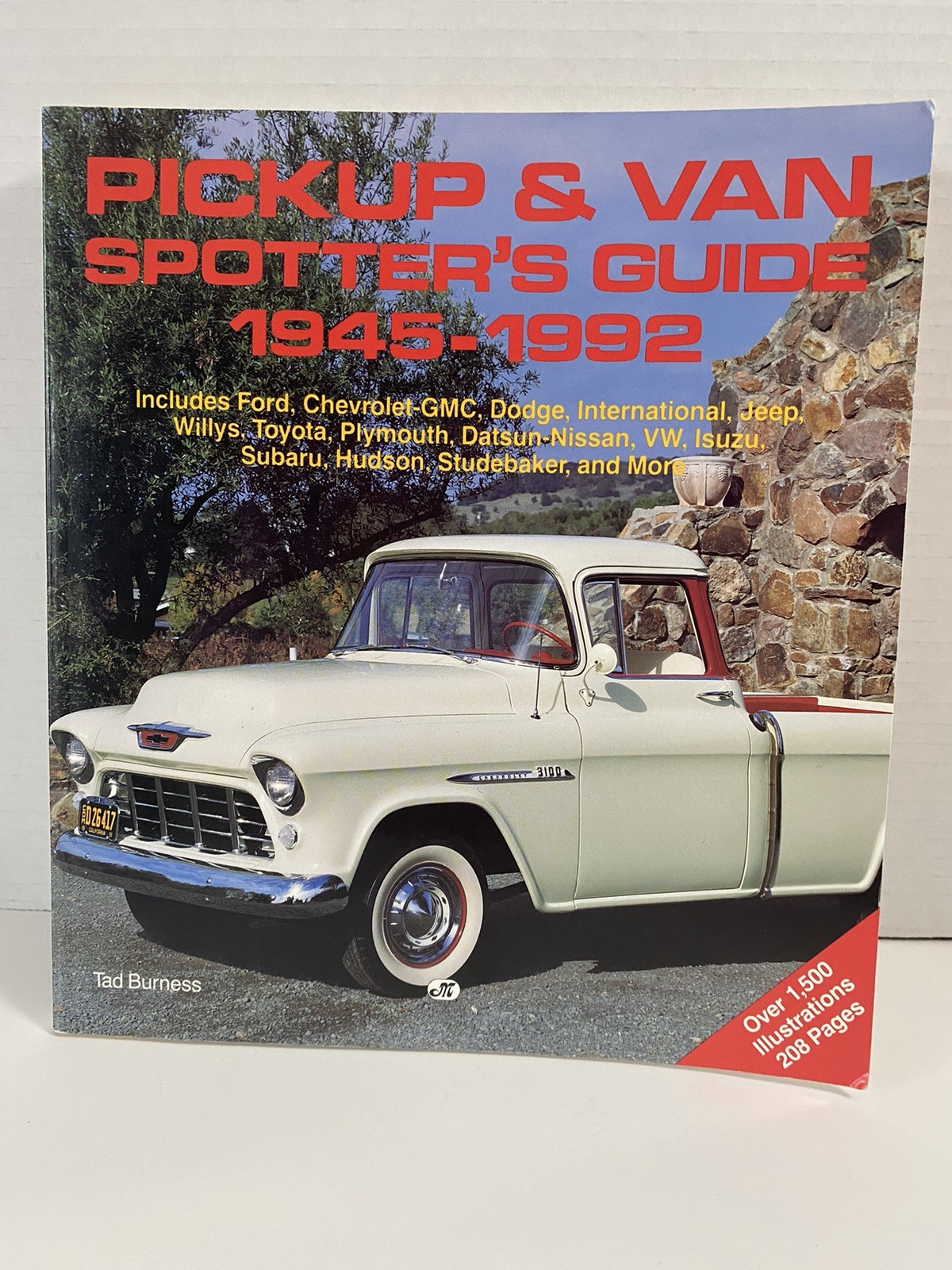 Pickup & Van Spotter’s Guide 1945-1992 By Tad Burness VERY GOOD CONDITION 1993