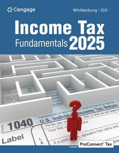 Income Tax Fundamentals 2025 – Paperback, by Whittenburg Gerald; Gill – Good