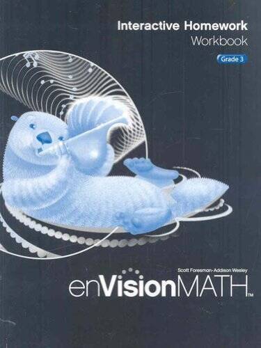 Envision Math: Interactive Homework Workbook, Grade 3 – Paperback – VERY GOOD
