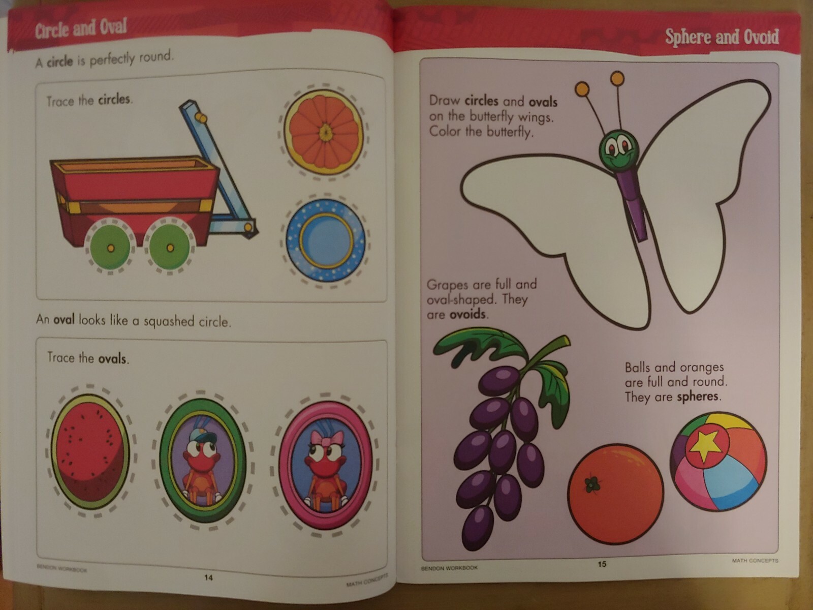 School Supplies: “Math Concepts Discovery Workbook” ~ PreK-K ~ 32 Pages  NEW