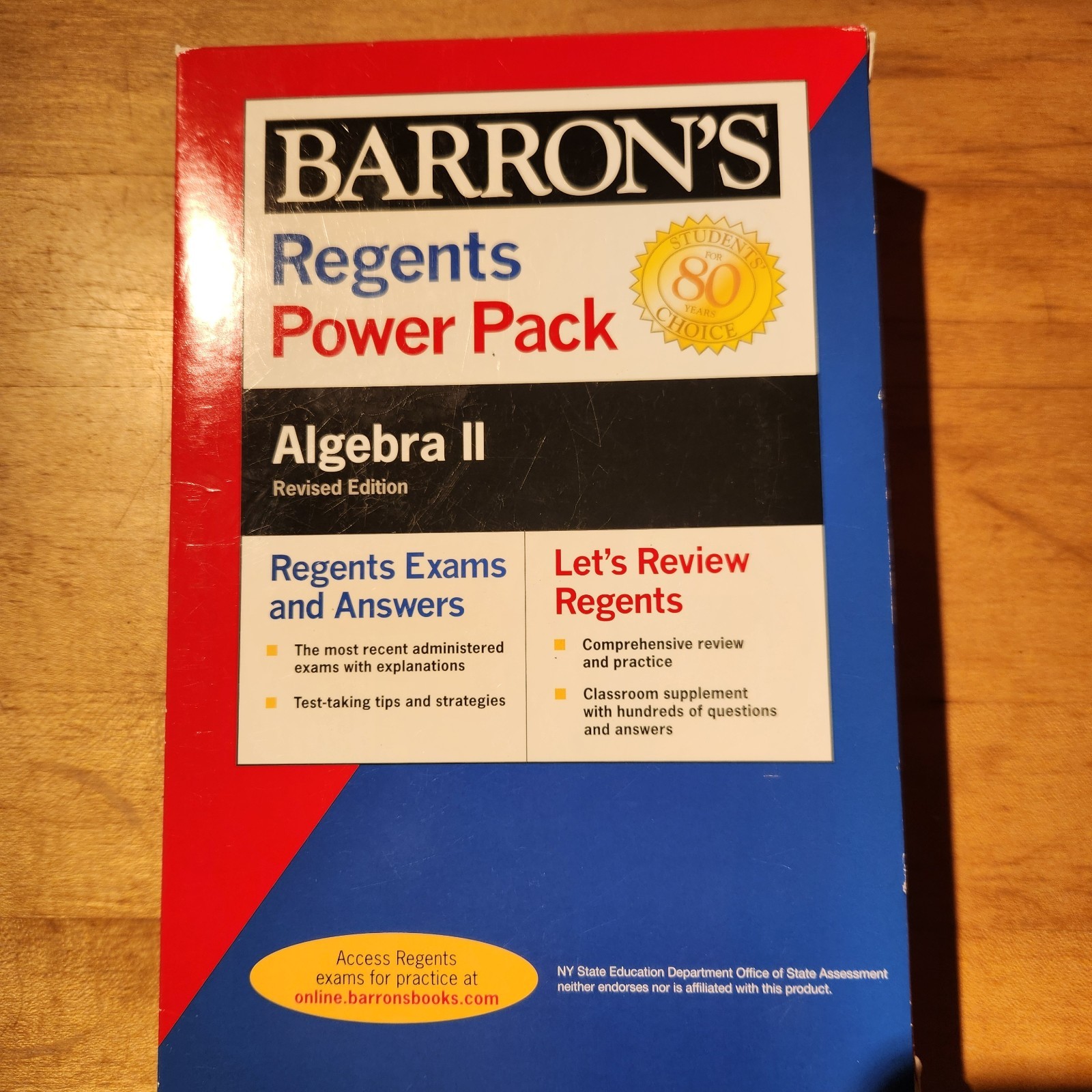 Barron’s Regents NY Ser.: Regents Algebra II Power Pack Revised Edition by Gary