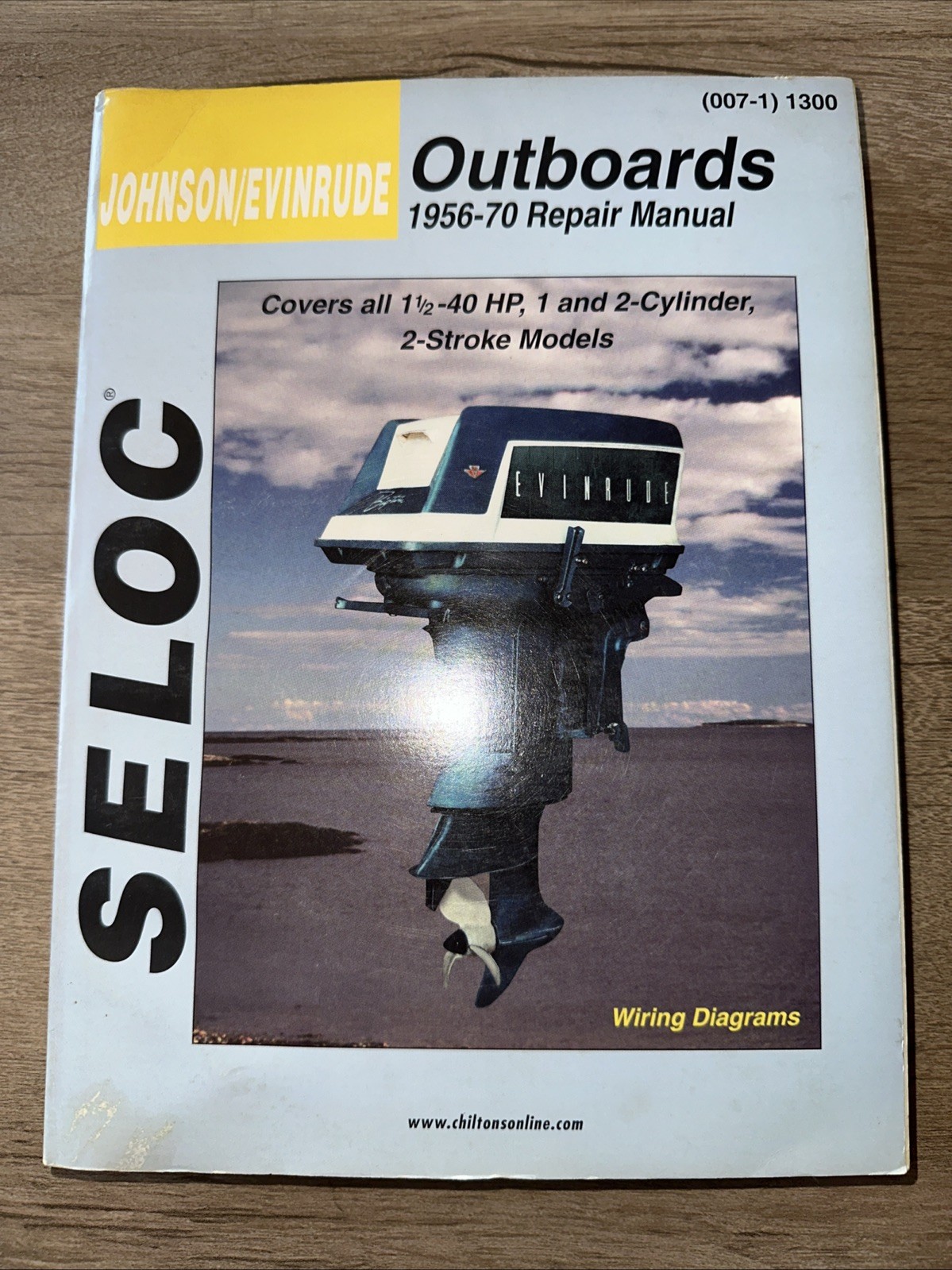 JOHNSON/EVINRUDE OUTBOARDS, 1-2 CYLINDERS, 1956-70 By Seloc