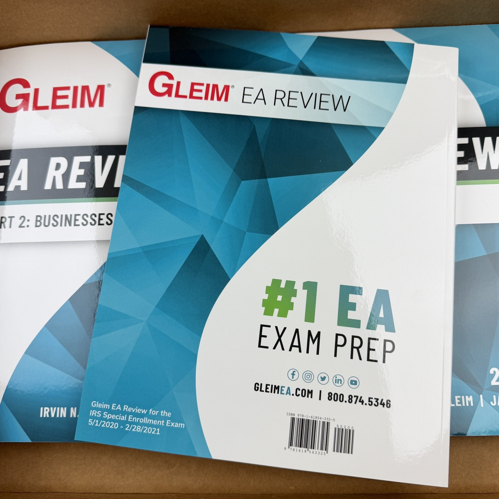 2020 GLEIM EA Enrolled Agent Review Course Part 1, 2 And 3 Book Set