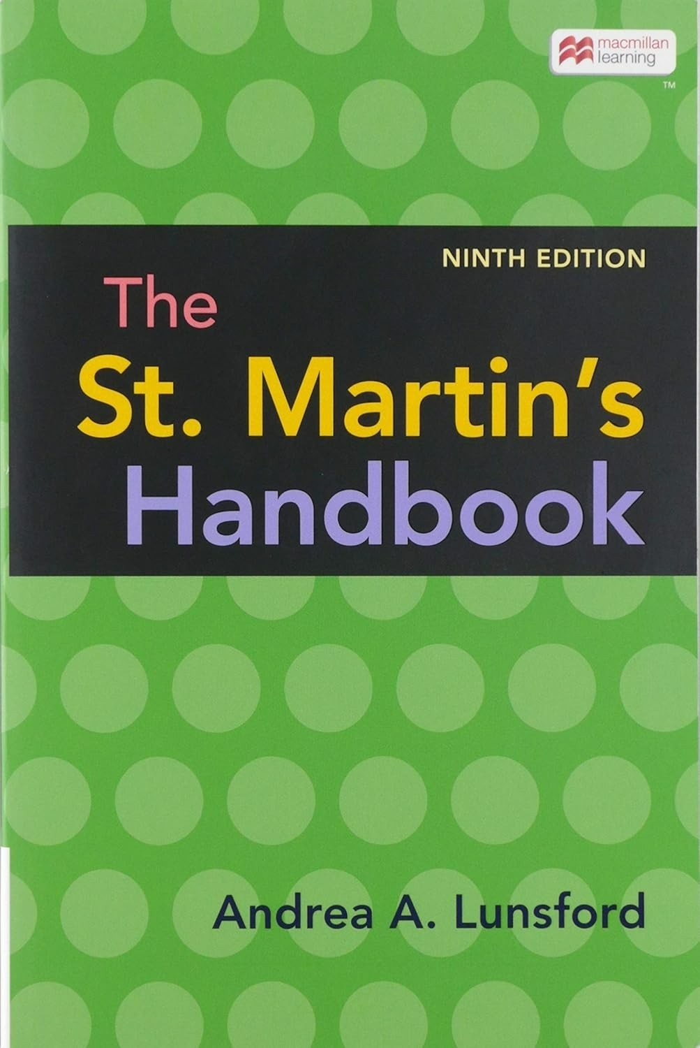 The St. Martin’s Handbook Paperback 9th Ed. Lunsford LIKE NEW