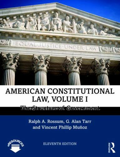 American Constitutional Law, Volume I