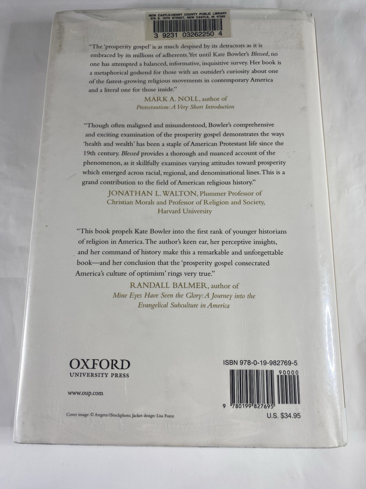 Blessed History of the American Prosperity Gospel by Kate Bowler Ex Library