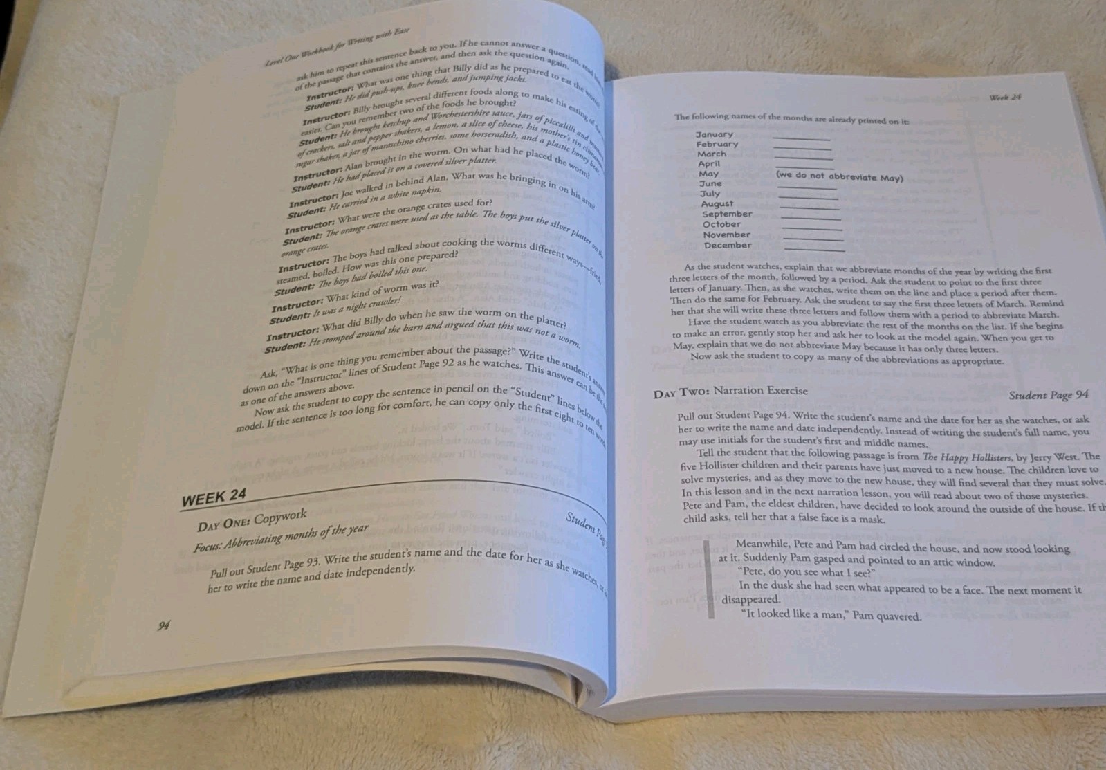 Writing With Ease Workbook Level 1 One Homeschool Teaching Well Trained Mind