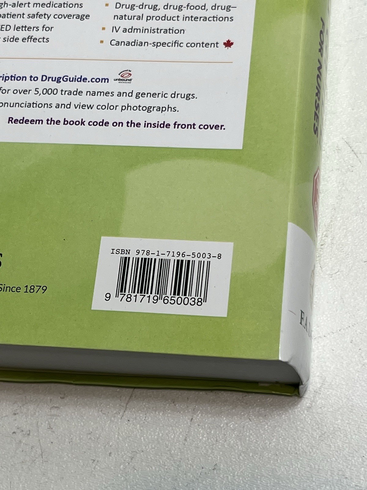 Daviss Drug Guide for Nurses – VERY GOOD