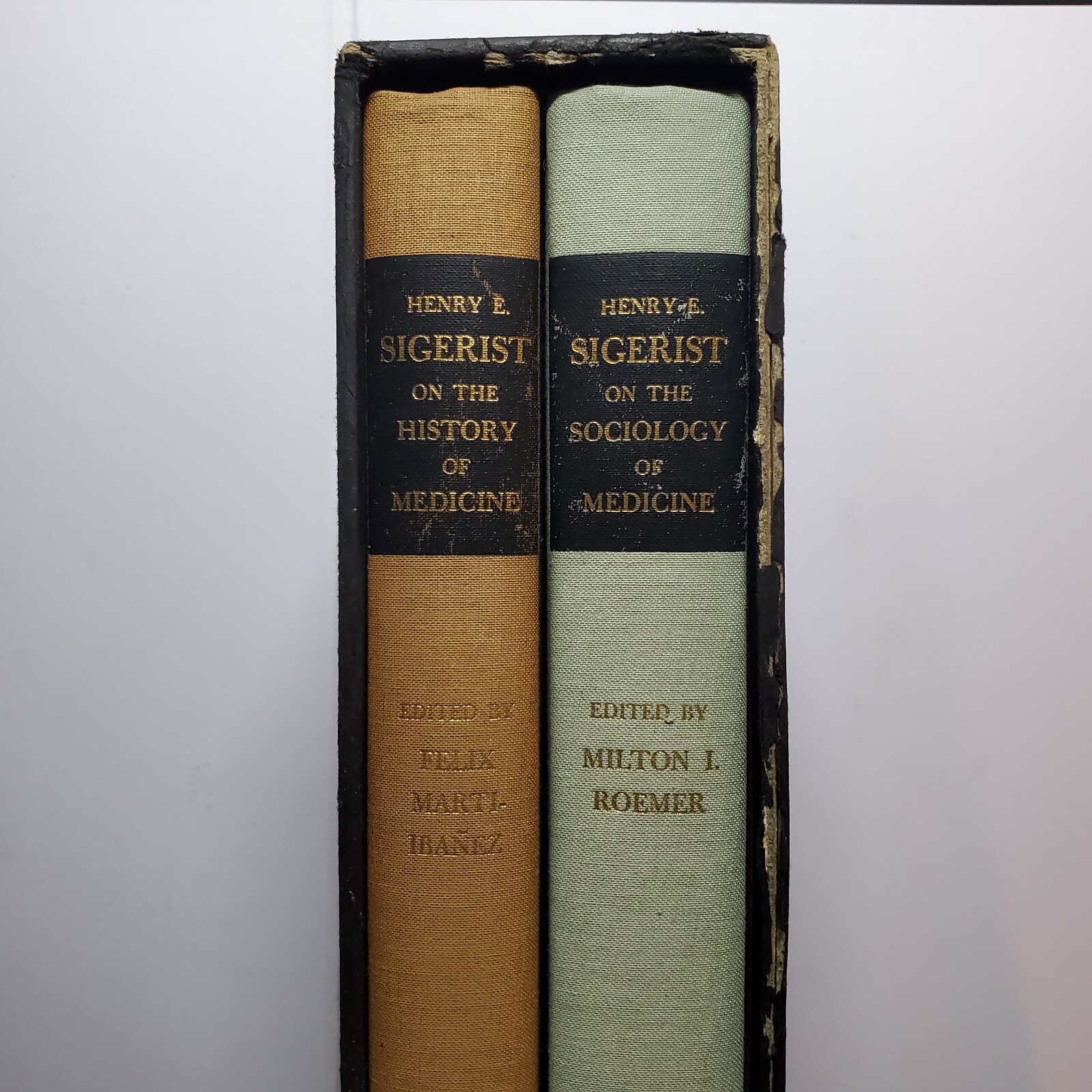 Vintage Medical, 2 Volume Box Set, on the History/Sociology of Medicine (1960)