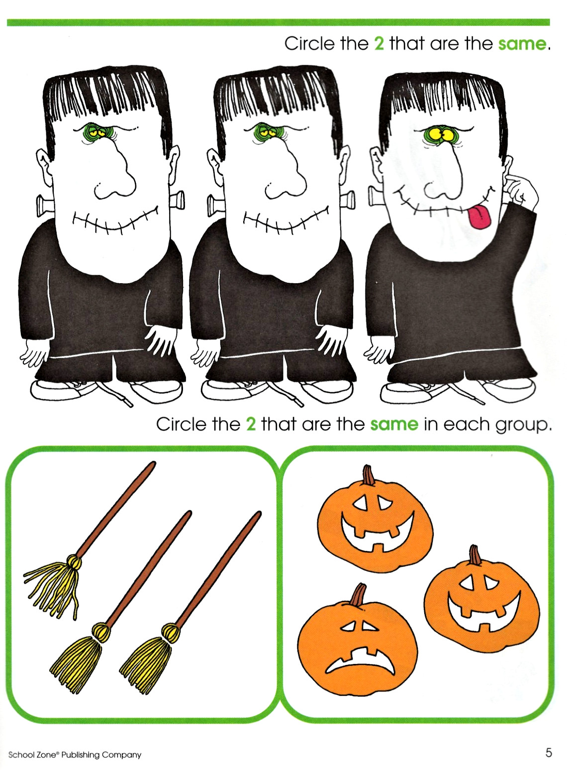 “SAME OR DIFFERENT” ~ (PRESCHOOL / AGES 3-5) ~ *** ACTIVITY BOOK ***
