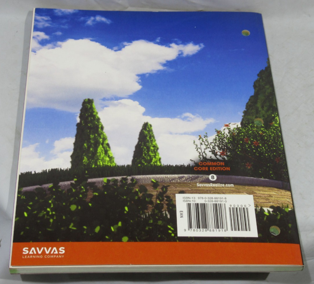 enVision Math 2.0 – STUDENT WORKBOOK 8th Grade – Volume 2