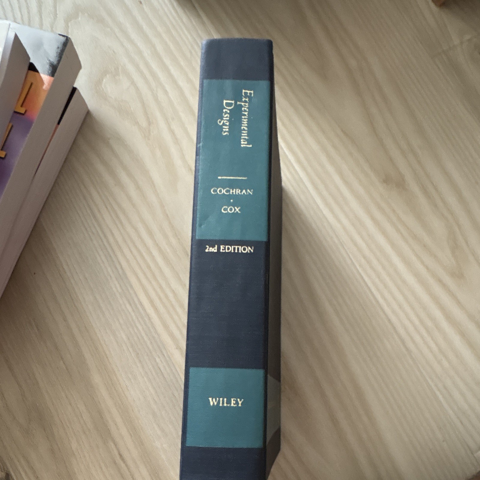 John Wiley & Sons Experimental Designs 2nd Ed HC 1957 Cochran Cox (Wiley)