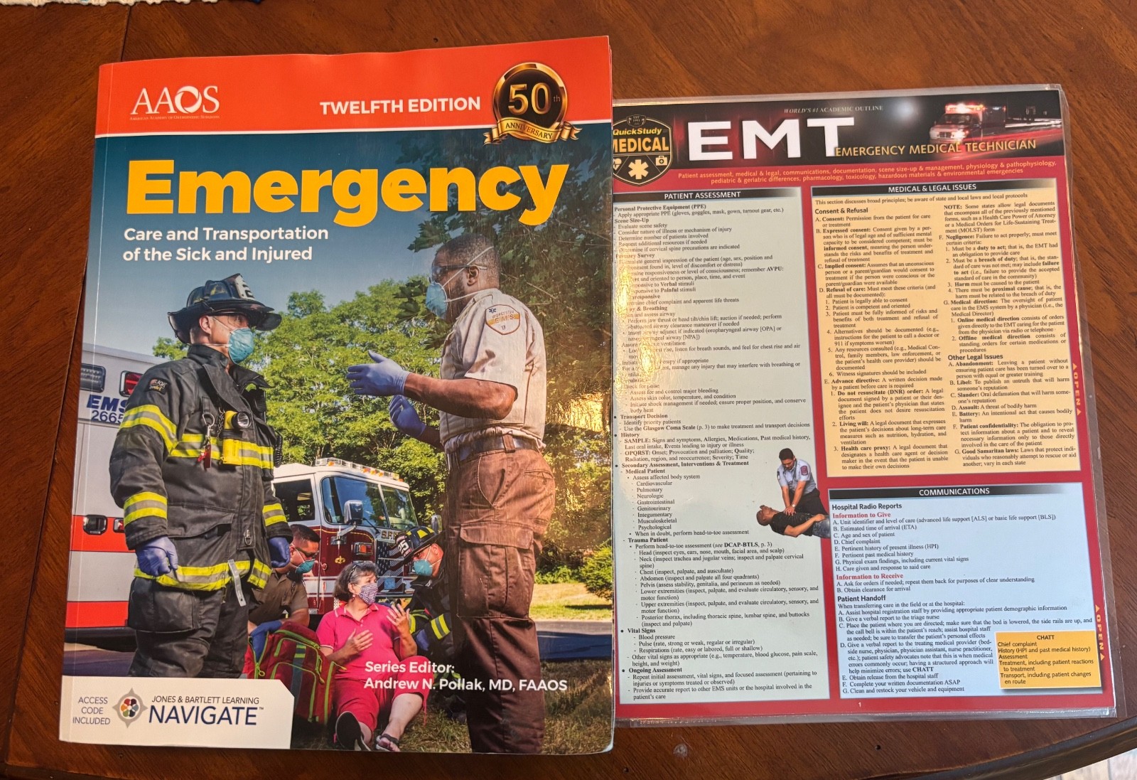 Emergency Care And Transportation Of The Sick And Injured, 12th Edition, AAOS.