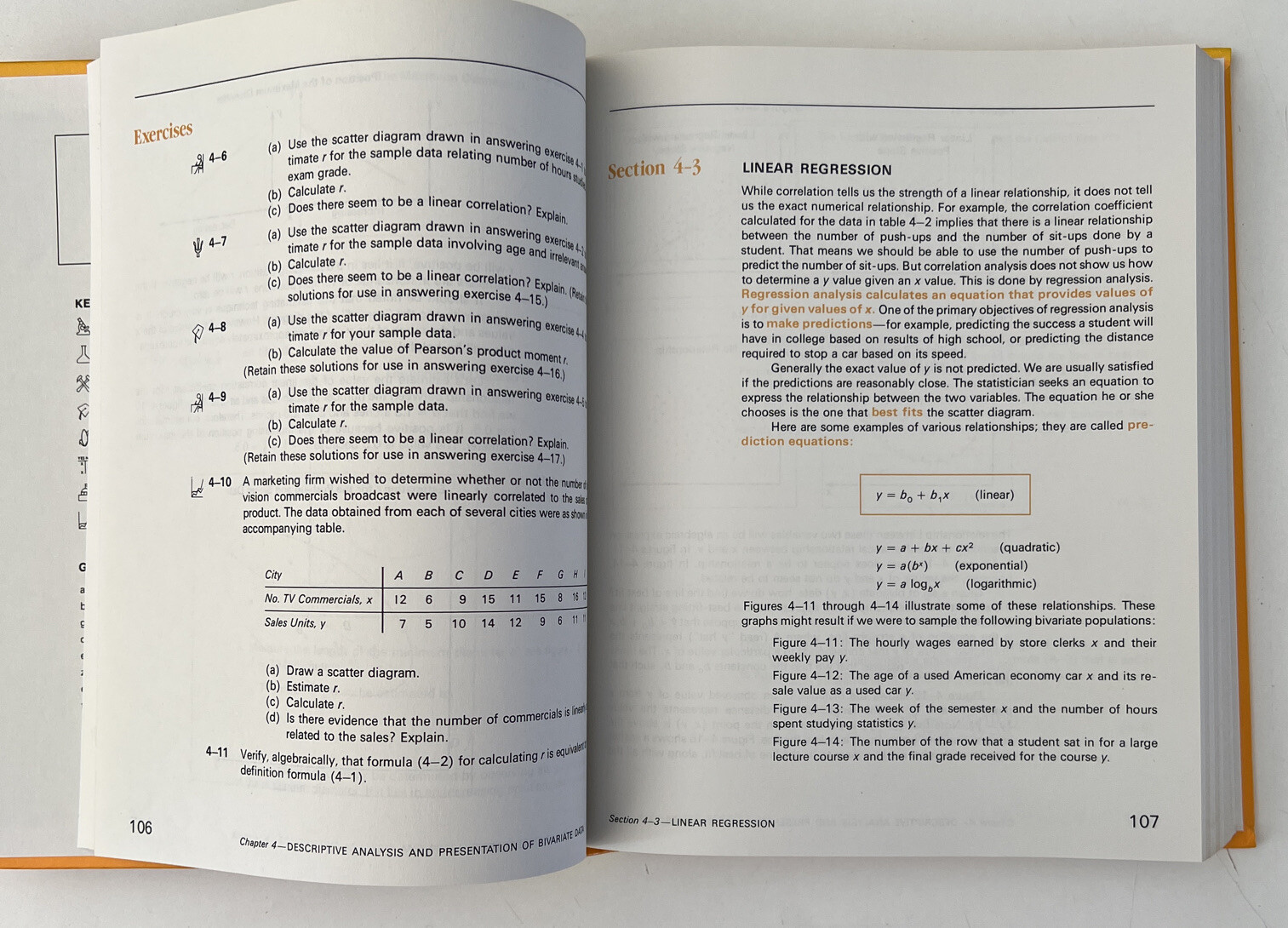 Elementary Statistics, Third Edition, by Robert Johnson 1980 Hardcover