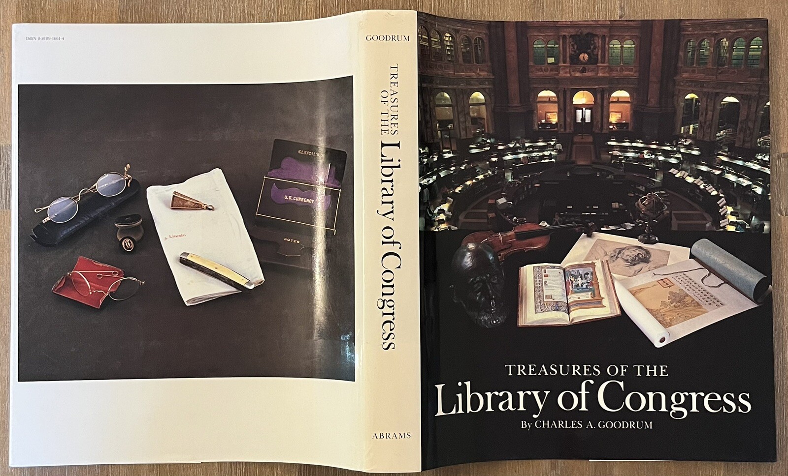 📚 TREASURES OF THE LIBRARY OF CONGRESS – Goodrum – First Ed. 1st